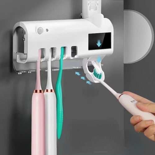 SanitizePro™ Wall-Mounted Electric Toothbrush Holder Set