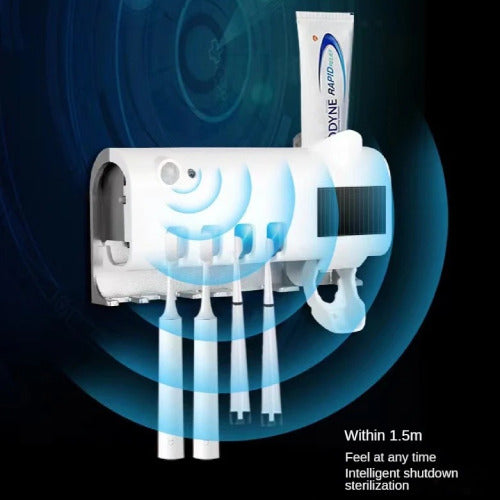 SanitizePro™ Wall-Mounted Electric Toothbrush Holder Set