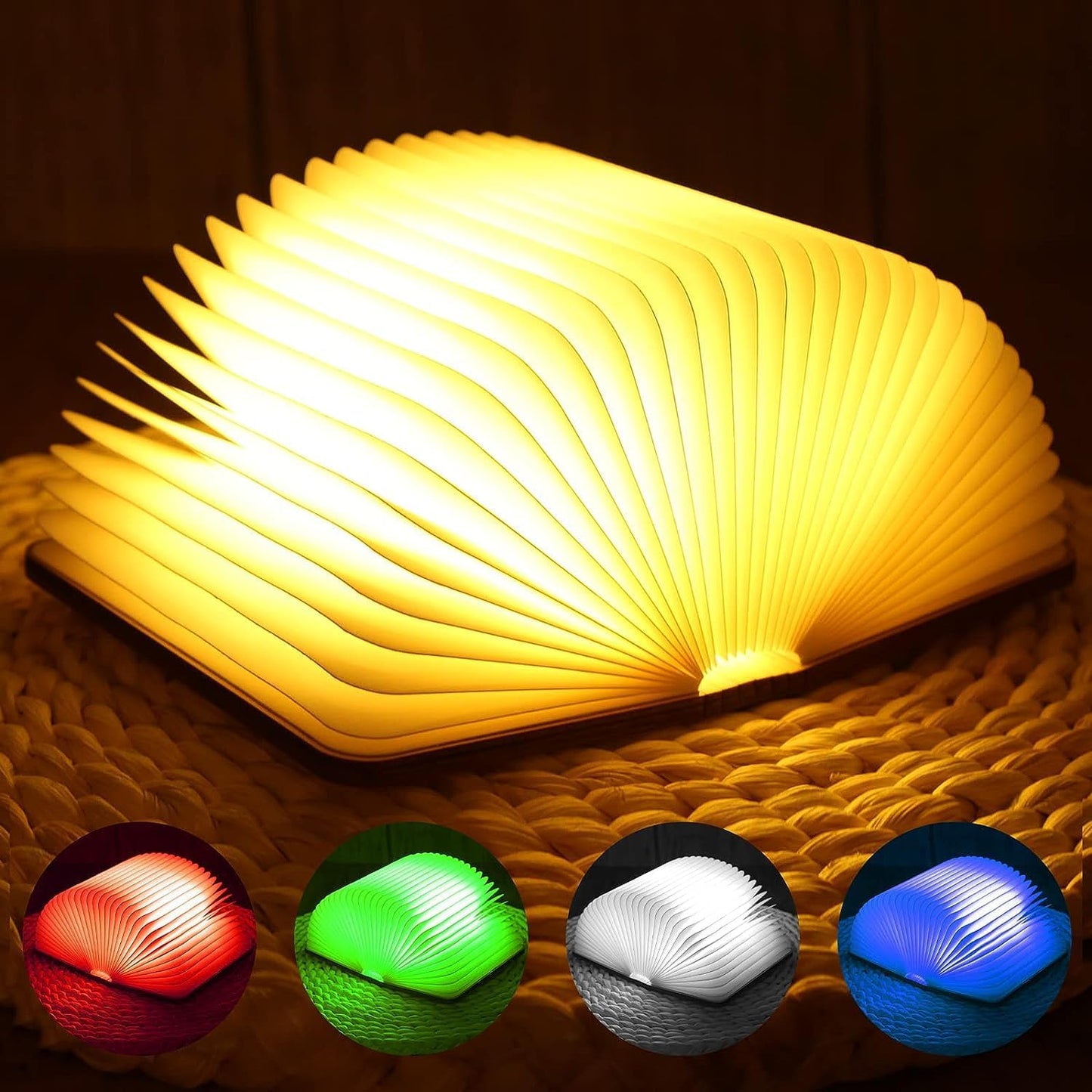 LumaWood™ Kids' Book Lamp