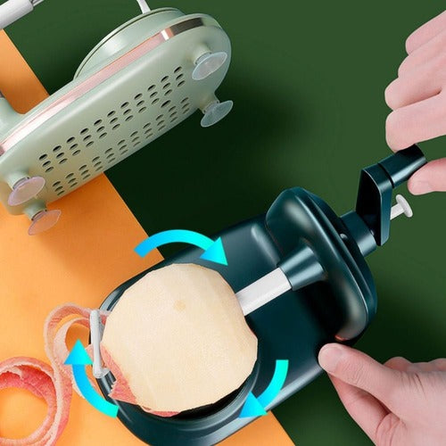 QuickPeelCutter™ Fast Vegetable and Fruit Manual Peeler with Slicer