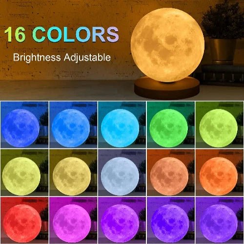 SpinGlow™ 360° Rotation Moon Night Light