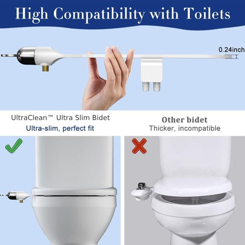 UltraClean™ Ultra Slim Bidet Toilet Seat Attachment